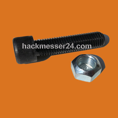 Schraube M16 x 60 mm 12.9, DIN 912 / ISO 4762, inkl. Quetsch-Mutter