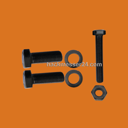 Schraubenset f&uuml;r Schliesing 235 - 325 Hackmesser Fl&uuml;sterschnitt LANG+KURZ (je Messer)