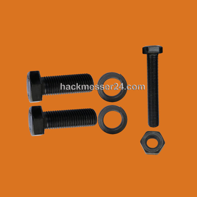 Schraubenset f&uuml;r Schliesing 330 - 495 Hackmesser Fl&uuml;sterschnitt LANG+KURZ (je Messer)