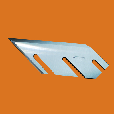 Chipper Knife V-Cut long for Schliesing 500, 550, 600, 660